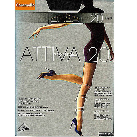 Колготки Омса Attiva 20 2S карамель купить в Москве по цене 371.0000 руб в  интернет-магазине